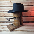 Vintage Stetson Rancher 4X - Long Oval - 100% Furfelt Beaver Blend - Black - Size 58