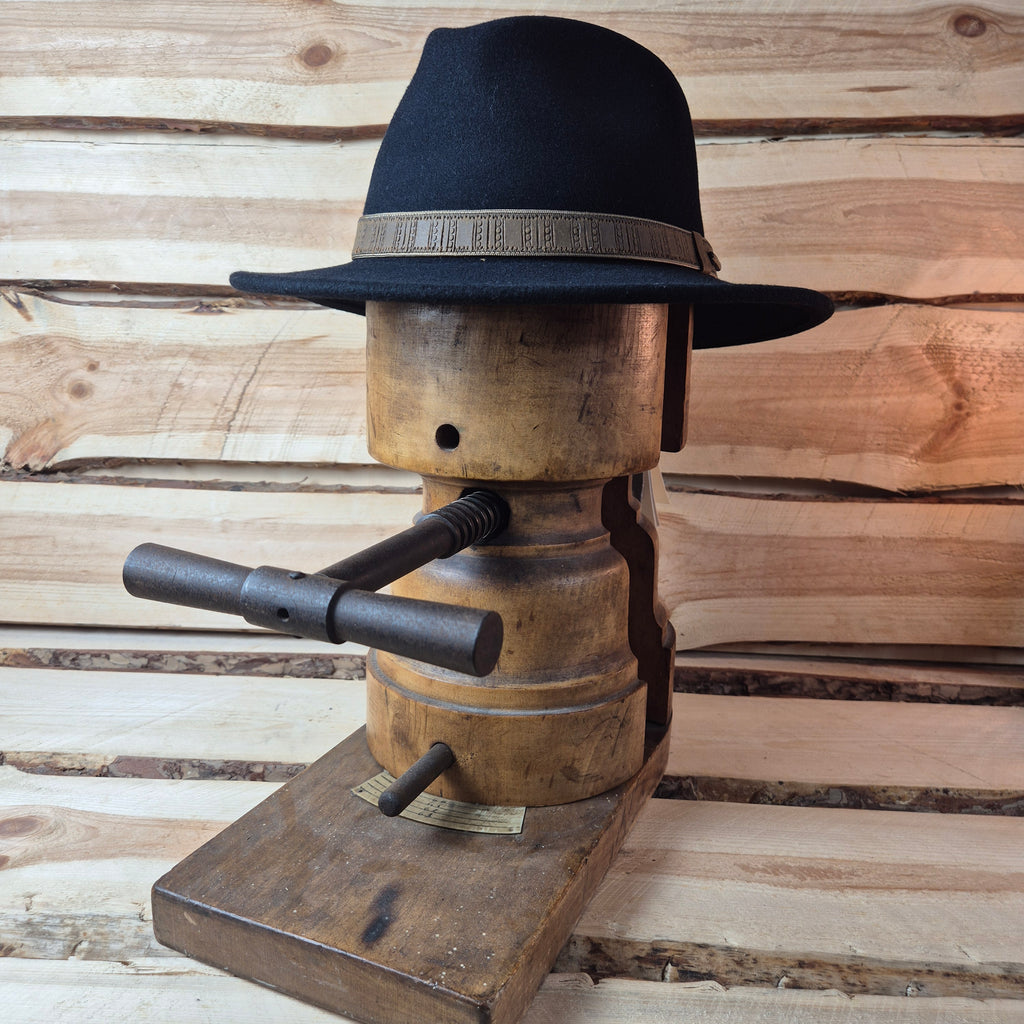 Stetson Traveller Fedora - Black - 100% Vitafelt - Size 57