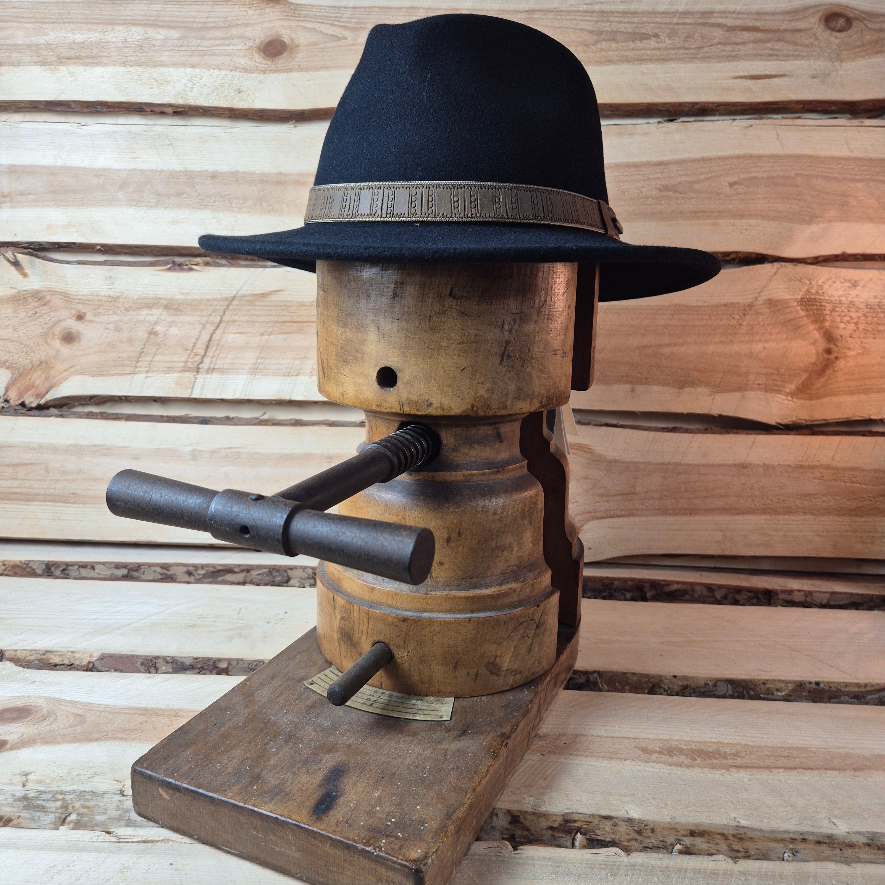 Stetson Traveller Fedora - Black - 100% Vitafelt - Size 57