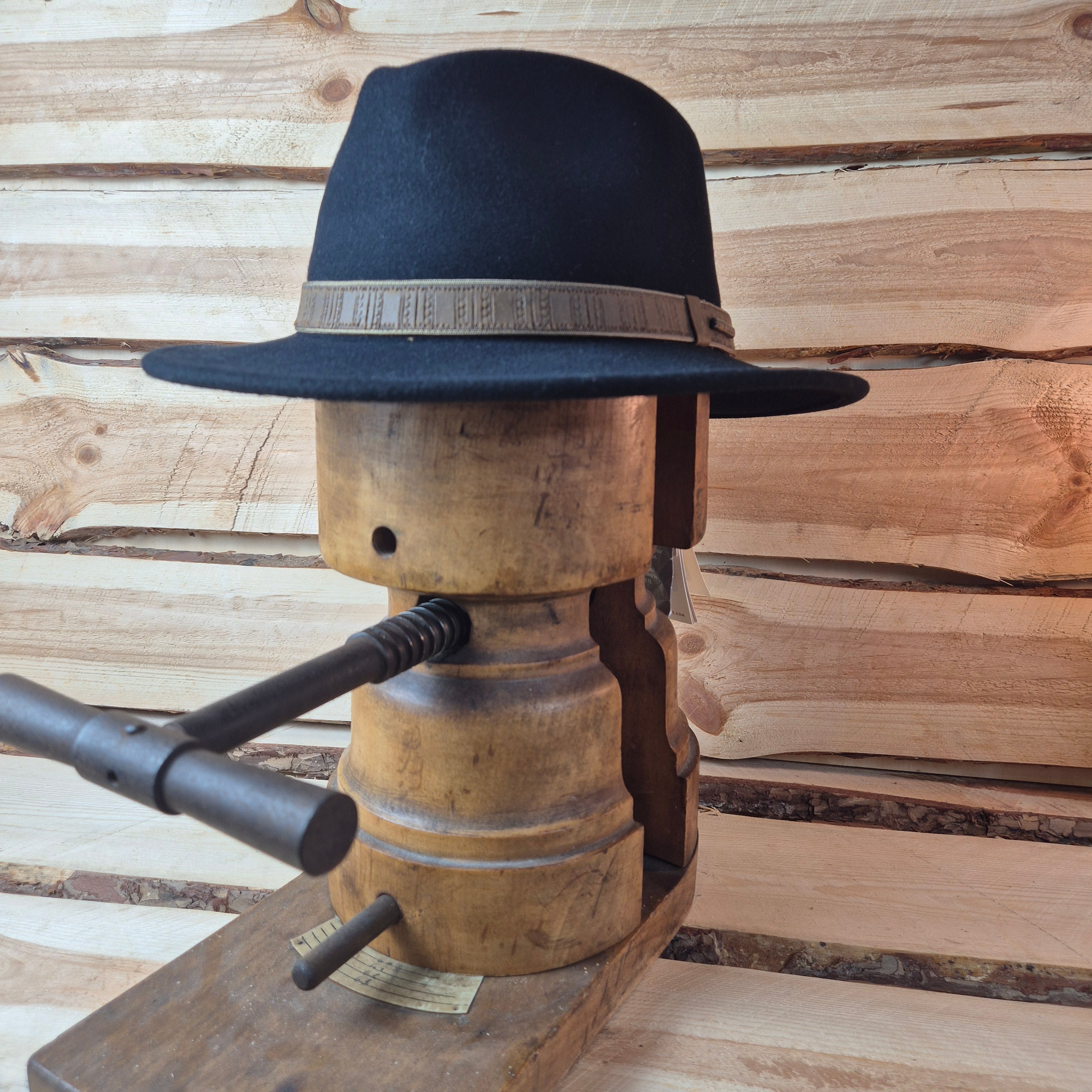 Stetson Traveller Fedora - Black - 100% Vitafelt - Size 57