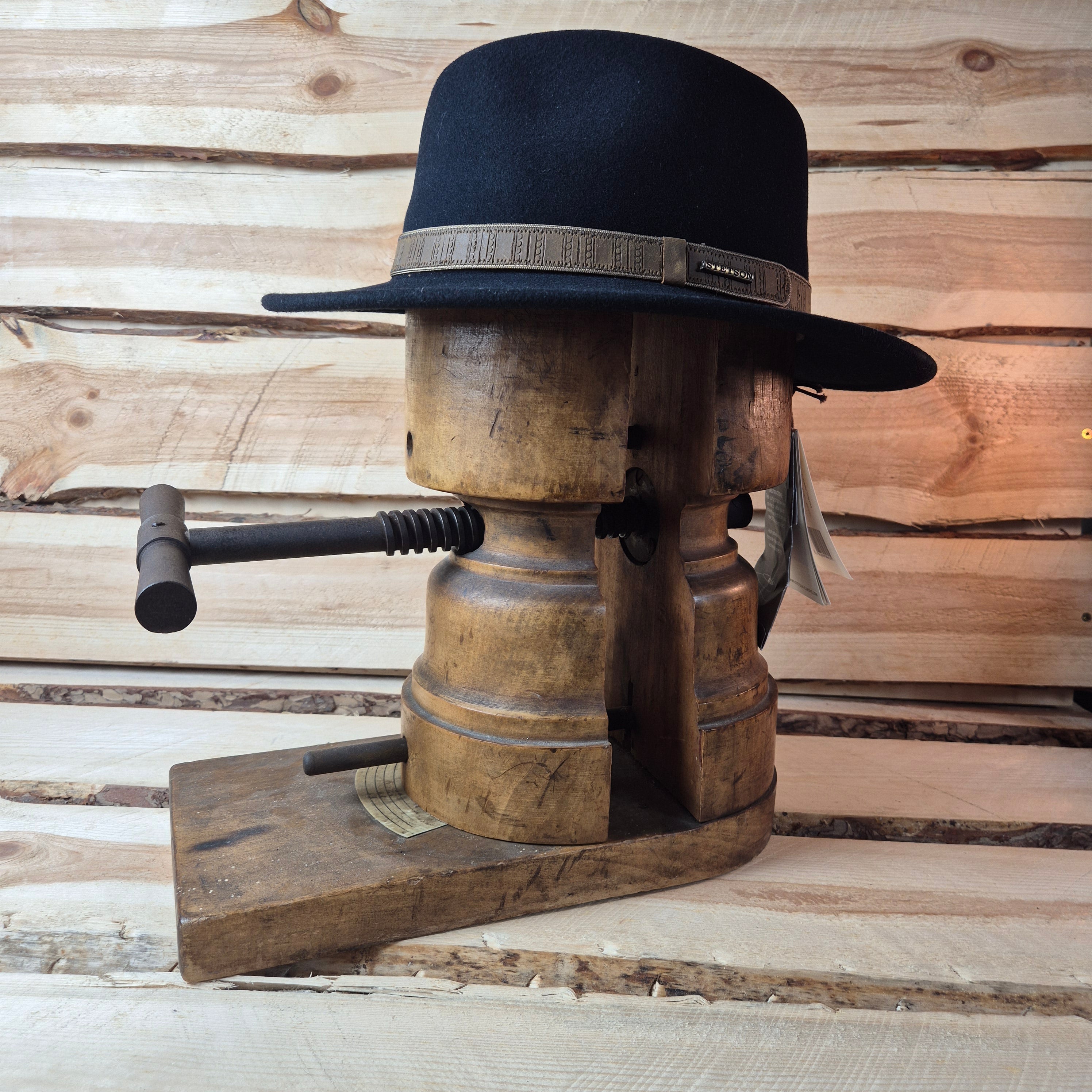 Stetson Traveller Fedora - Black - 100% Vitafelt - Size 57