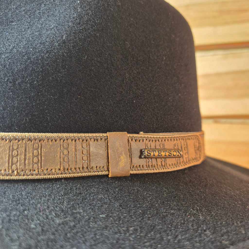Stetson Traveller Fedora - Black - 100% Vitafelt - Size 57