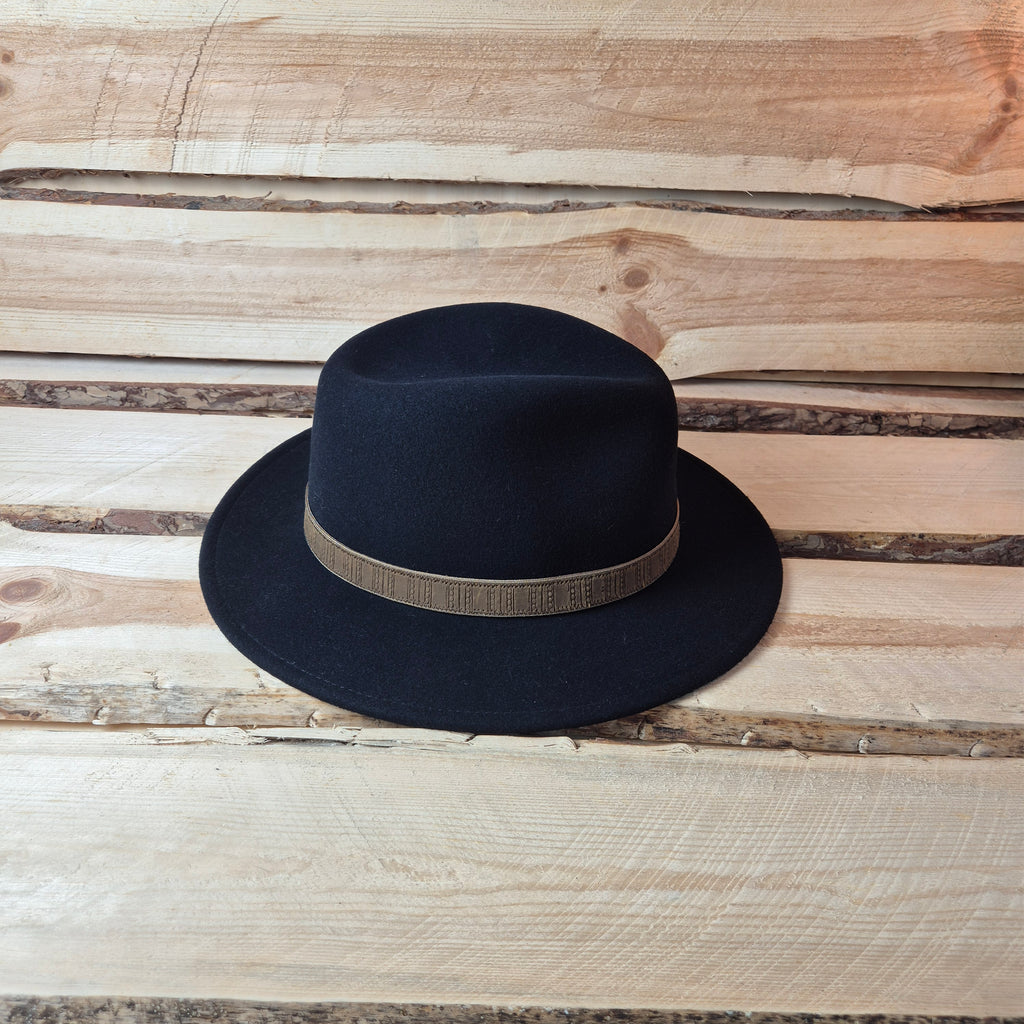 Stetson Traveller Fedora - Black - 100% Vitafelt - Size 57