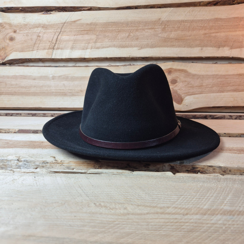 Stetson Fedora Traveller - 100% Vitafelt - Black - Size 59