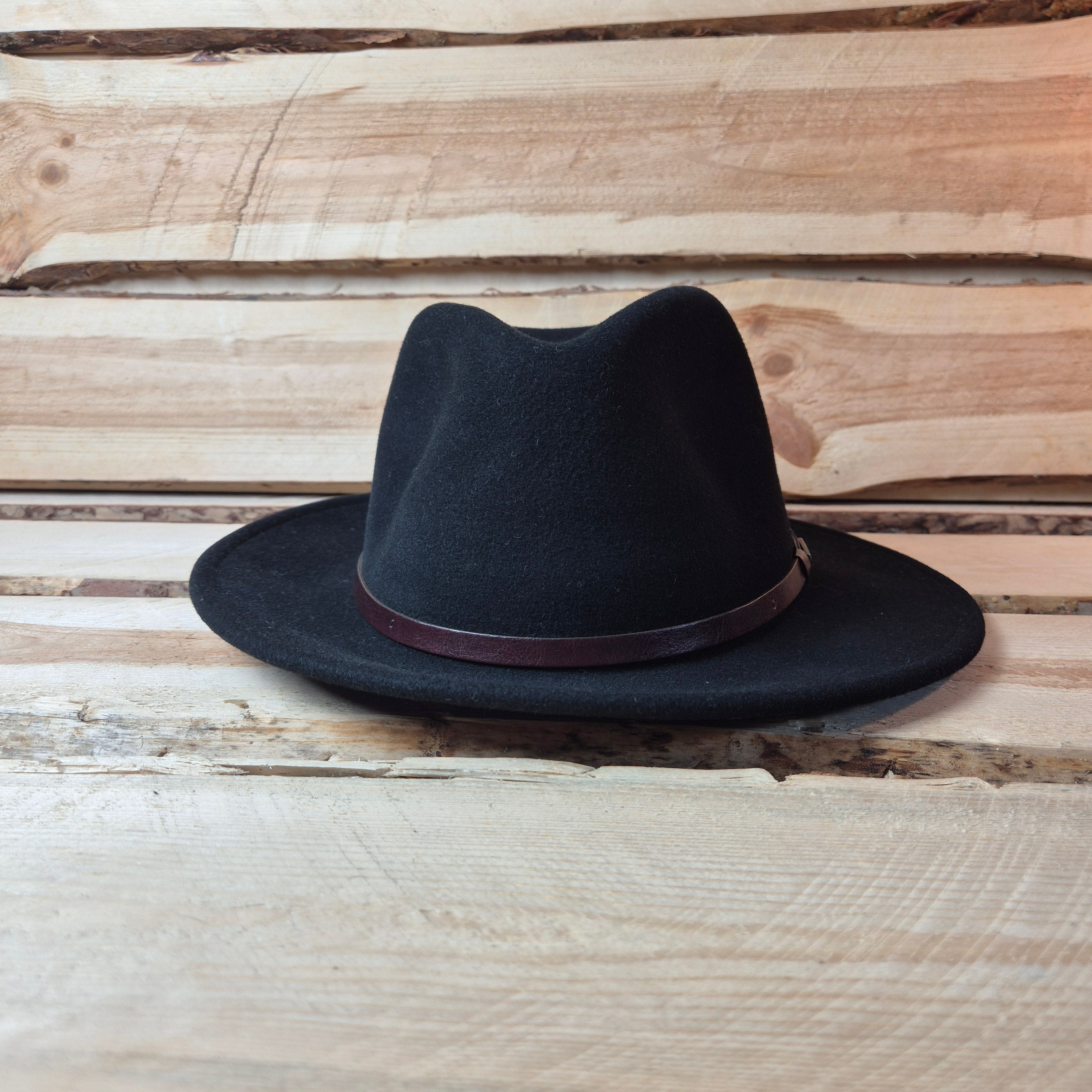 Stetson Fedora Traveller - 100% Vitafelt - Black - Size 59