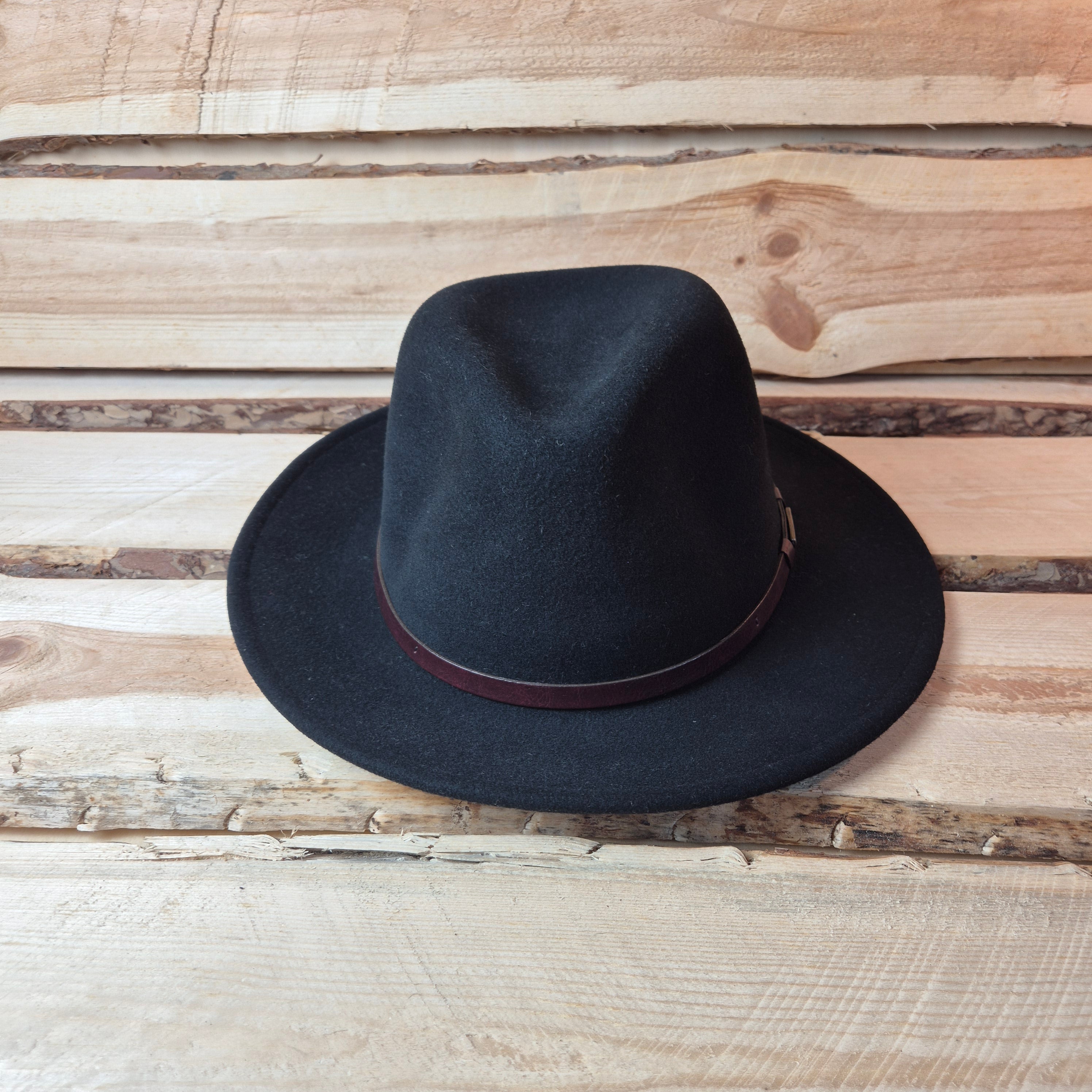 Stetson Fedora Traveller - 100% Vitafelt - Black - Size 59