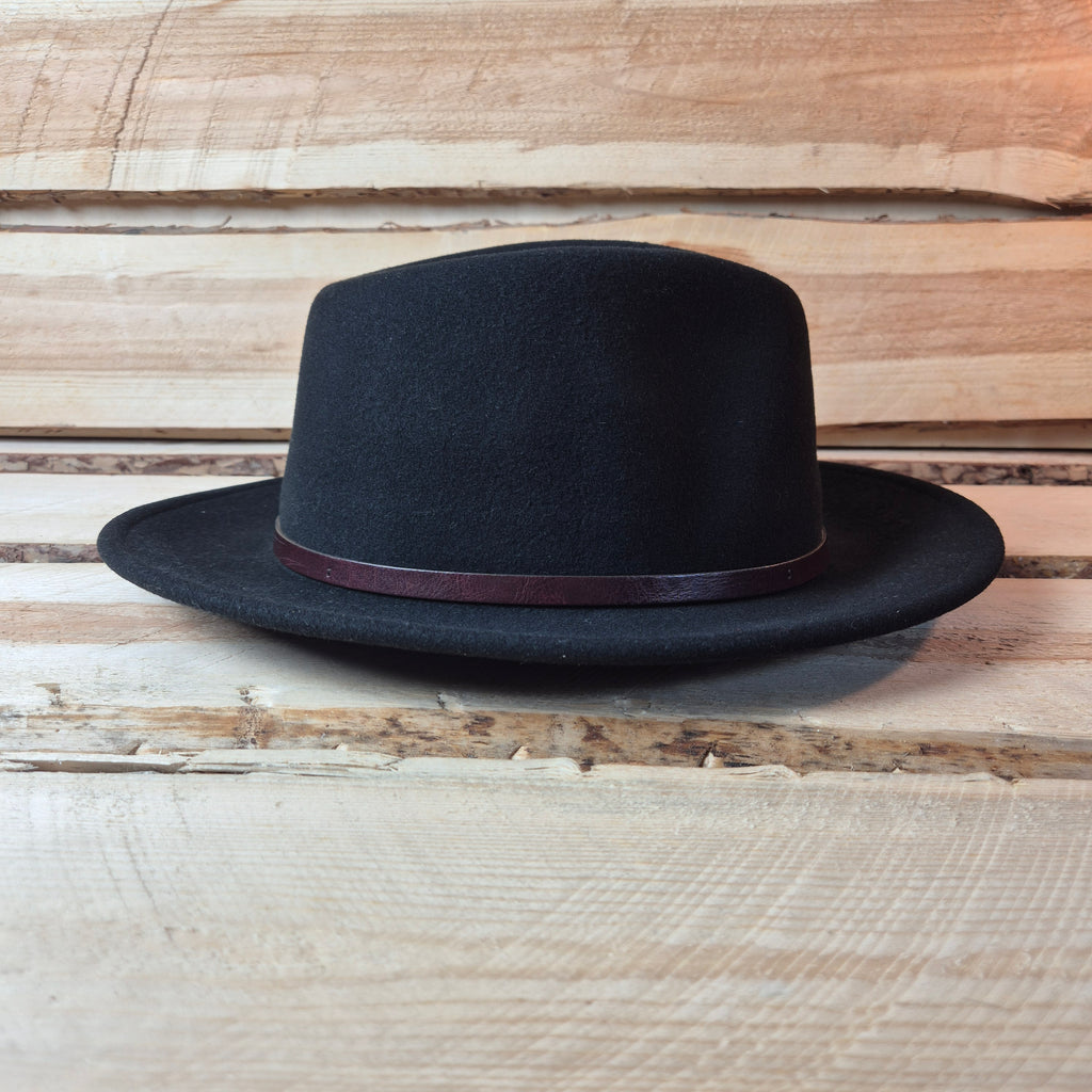 Stetson Fedora Traveller - 100% Vitafelt - Black - Size 59