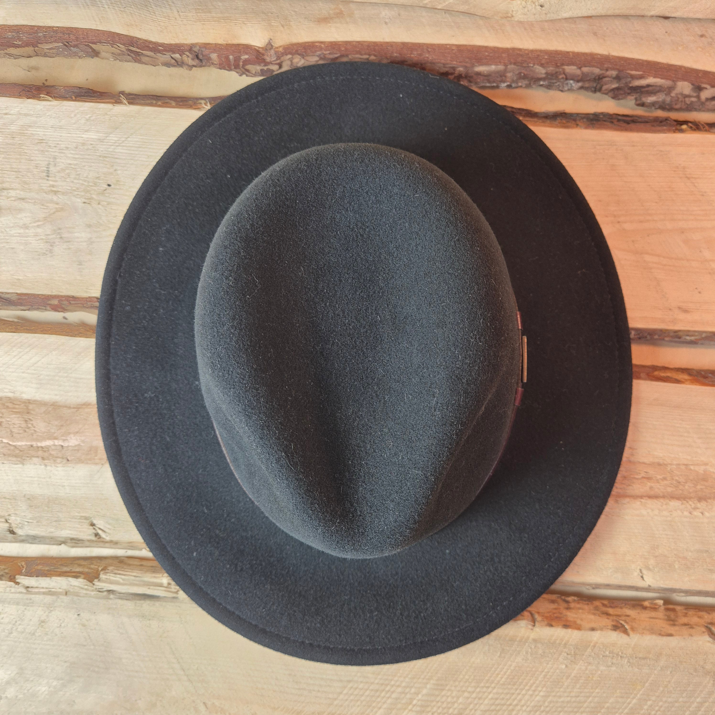 Stetson Fedora Traveller - 100% Vitafelt - Black - Size 59