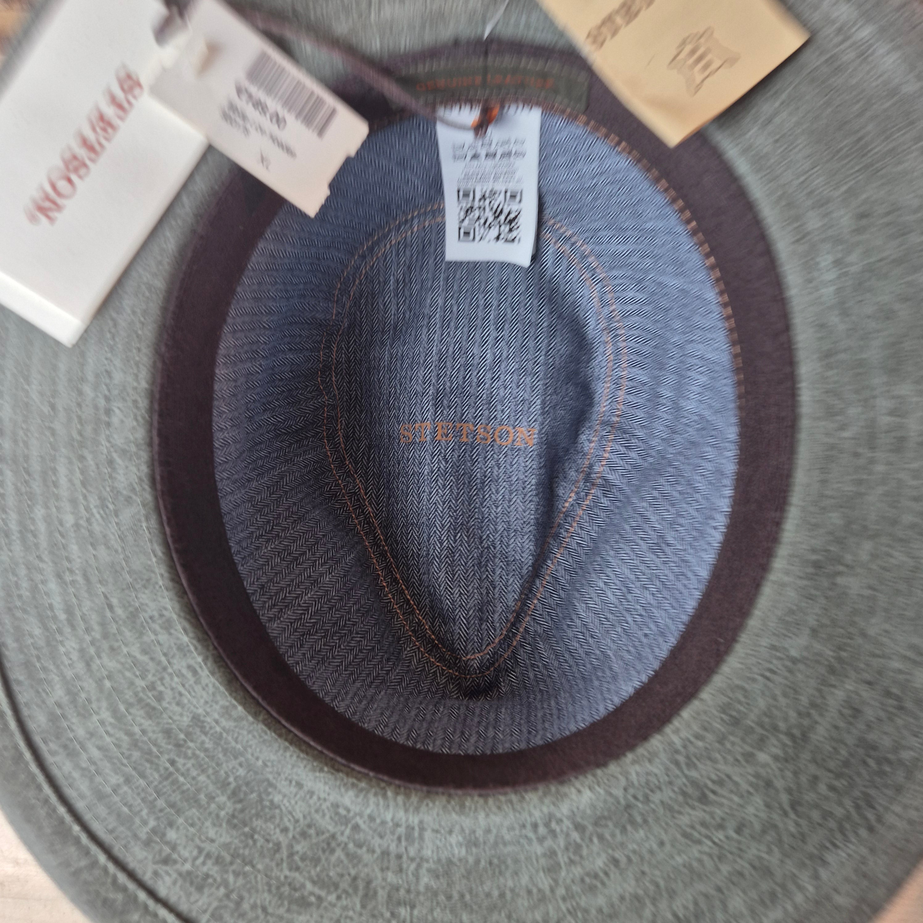 Stetson Traveller Fedora- 100% Leather - Size XL