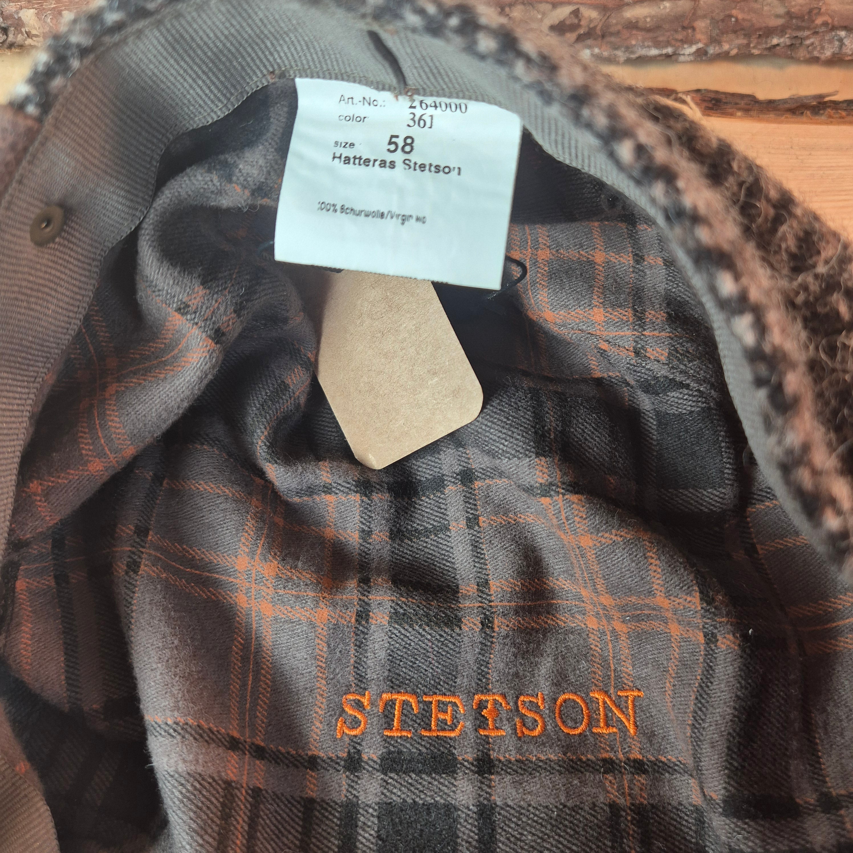 Stetson Hatteras Newsboy - 100% Virgin Wool - Size 58