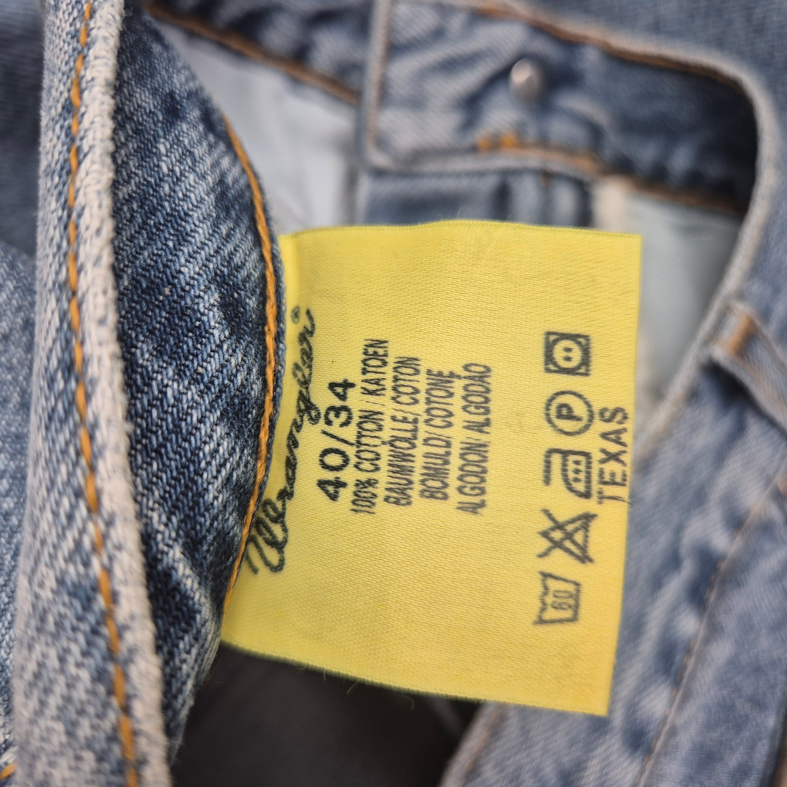 Wrangler Texas Regular Straight - Stonewash - W40 L34