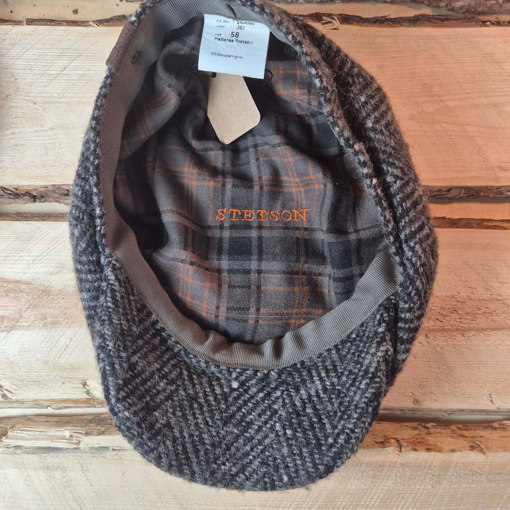 Stetson Hatteras Newsboy - 100% Virgin Wool - Size 58