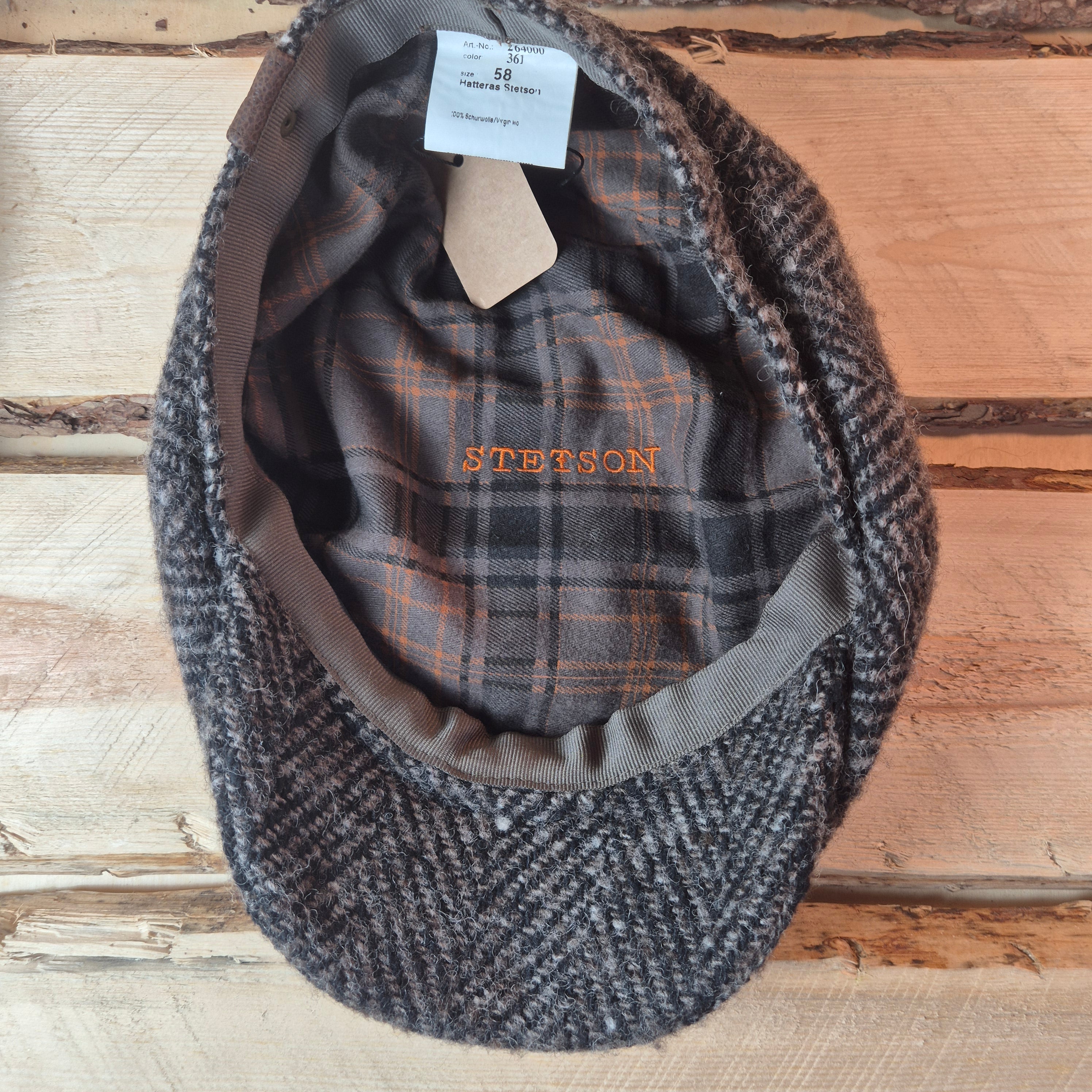 Stetson Hatteras Newsboy - 100% Virgin Wool - Size 58