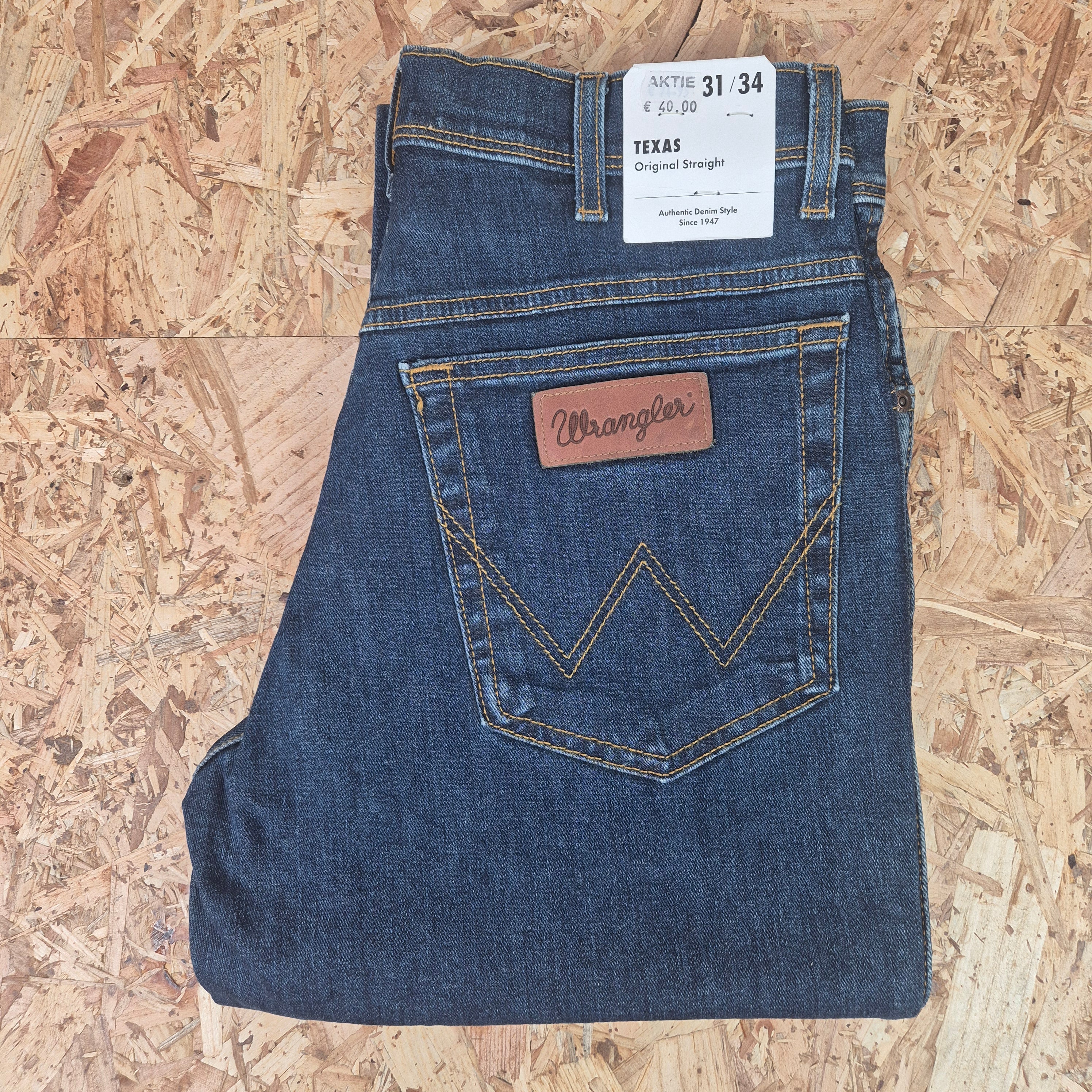 Wrangler Texas Original Straight - Darkstone - W31 L34