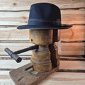 Stetson Classic Fedora - 100% Furfelt - Black & Gold - Size 57